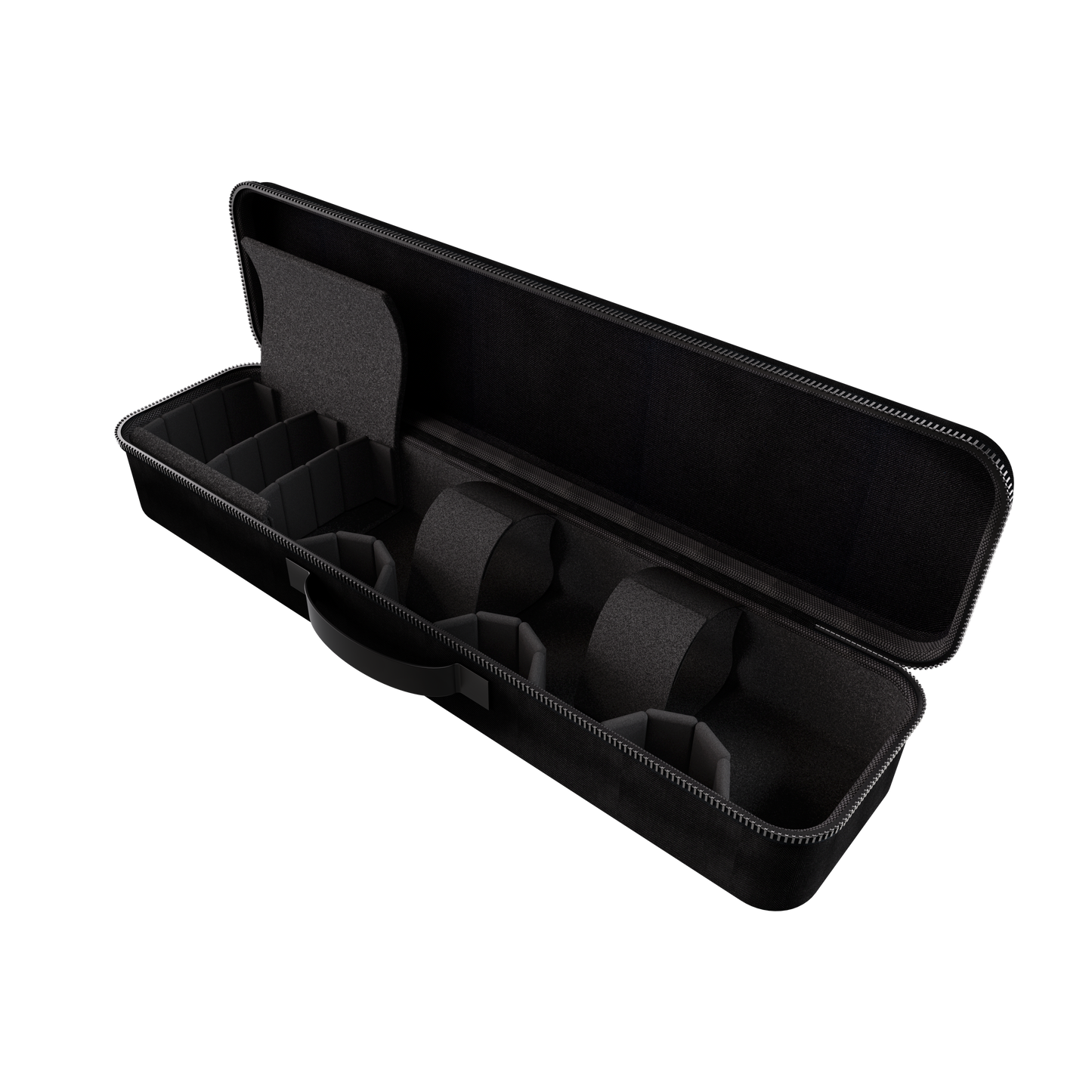 Travel Case Classic for Pivo Pod, durable hard-shell interior view.