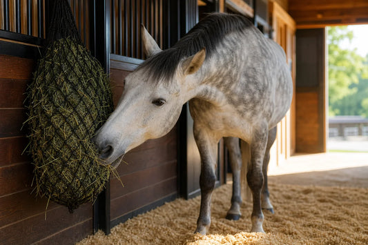 Slow Feed Hay Nets: Sizes, Safety & How-To