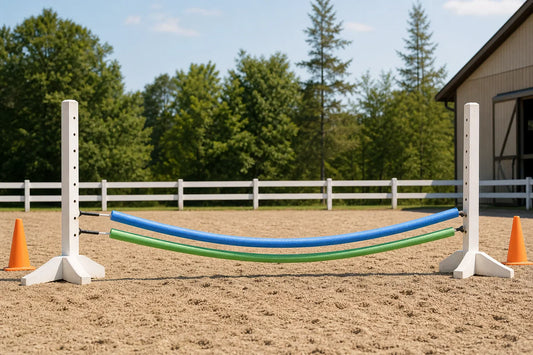 DIY Pool Noodle Horse Obstacle Rails (Step-by-Step)