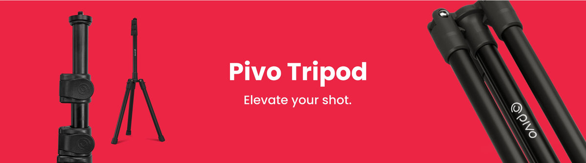 Pivo Tripod - Lightweight, Durable & Adjustable Camera Stand – www ...